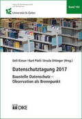 Kieser / Pärli / Uttinger |  Datenschutztagung 2017 | Buch |  Sack Fachmedien
