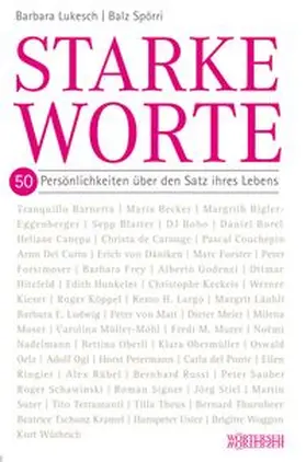Lukesch / Spörri |  Starke Worte | Buch |  Sack Fachmedien