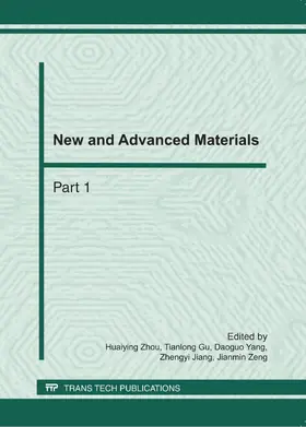 Zhou / Gu / Yang |  New and Advanced Materials | Sonstiges |  Sack Fachmedien