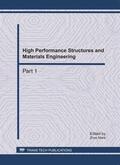 Zhou |  High Performance Structures and Materials Engineering | Buch |  Sack Fachmedien