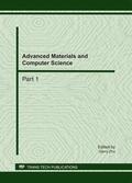 Zhu |  Advanced Materials and Computer Science | Buch |  Sack Fachmedien