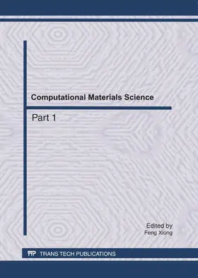 Xiong | Computational Materials Science | Buch | 978-3-03785-155-5 | sack.de