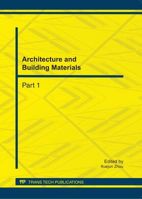 Zhou |  Architecture and Building Materials | Buch |  Sack Fachmedien