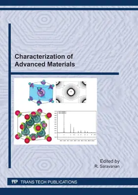 Saravanan |  Characterization of Advanced Materials | Buch |  Sack Fachmedien