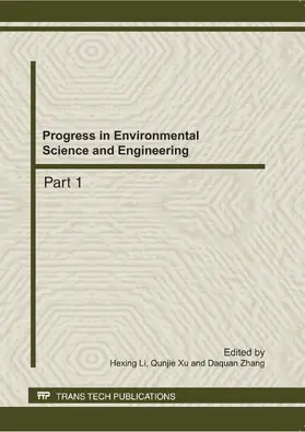 Li / Xu / Zhang |  Progress in Environmental Science and Engineering (ICEESD) | Buch |  Sack Fachmedien