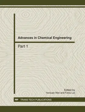 Wen / Lei |  Advances in Chemical Engineering: ICCMME 2011 | Buch |  Sack Fachmedien