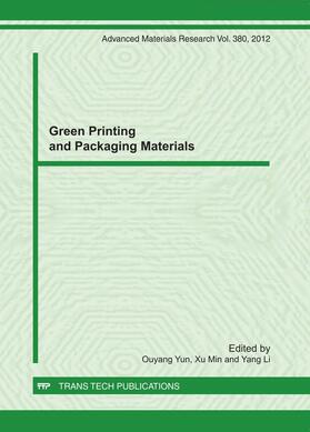 Yun / Min / Li | Green Printing and Packaging Materials | Buch | 978-3-03785-313-9 | sack.de