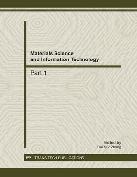 Zhang |  Materials Science and Information Technology | Buch |  Sack Fachmedien