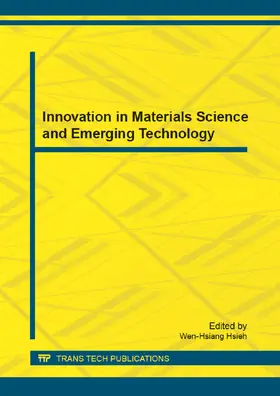Hsieh |  Innovation in Materials Science and Emerging Technology | Buch |  Sack Fachmedien