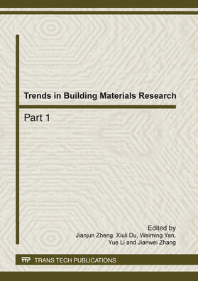 Zheng / Du / Yan |  Trends in Building Materials Research | Buch |  Sack Fachmedien