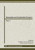 Ren / Che / Jin |  Renewable and Sustainable Energy II | Buch |  Sack Fachmedien
