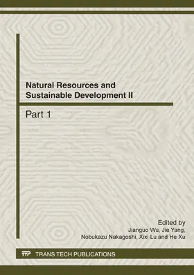 Wu / Yang / Nakagoshi |  Natural Resources and Sustainable Development II | Buch |  Sack Fachmedien