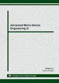 Hosaka |  Advanced Micro-Device Engineering III | Buch |  Sack Fachmedien