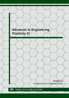 Lu / Zhang |  Advances in Engineering Plasticity XI | Buch |  Sack Fachmedien