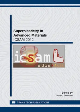 Bernhart | Superplasticity in Advanced Materials - ICSAM 2012 | Buch | 978-3-03785-553-9 | www.sack.de
