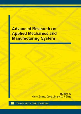 Zhang / Jin / Zhao | Advanced Research on Applied Mechanics and Manufacturing System | Buch | 978-3-03785-562-1 | www.sack.de