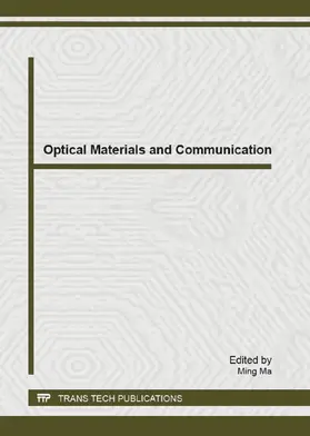 Ma |  Optical Materials and Communication | Buch |  Sack Fachmedien