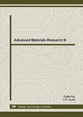 Gupta | Advanced Materials Research III | Buch | 978-3-03785-676-5 | www.sack.de