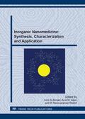 Al-Ahmed / lsloor / Shaikh |  Inorganic Nanomedicine: Synthesis, Characterization and Application | Buch |  Sack Fachmedien