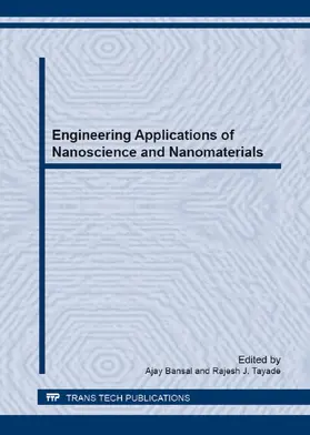 Bansal / Tayade | Engineering Applications of Nanoscience and Nanomaterials | Buch | 978-3-03785-701-4 | www.sack.de
