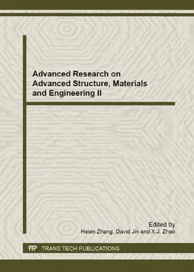Zhang / Jin / Zhao | Advanced Research on Advanced Structure, Materials and Engineering II | Buch | 978-3-03785-703-8 | www.sack.de
