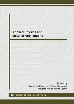 Kaewkhao / Limsuwan / Kim |  Applied Physics and Material Applications | Buch |  Sack Fachmedien