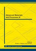 Li |  Advanced Materials and Processes III | Buch |  Sack Fachmedien