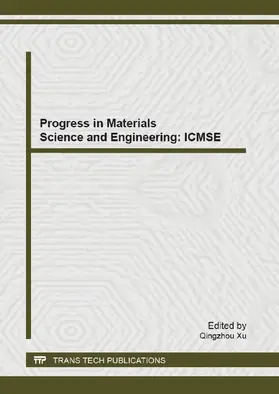 Xu |  Progress in Materials Science and Engineering: ICMSE 2013 | Buch |  Sack Fachmedien