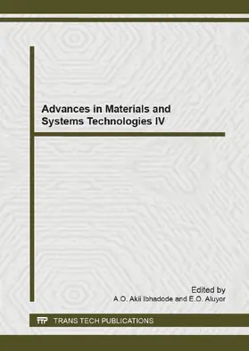 Ibhadode / Aluyor | Advances in Materials and Systems Technologies IV | Buch | 978-3-03785-886-8 | www.sack.de