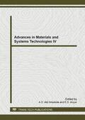 Ibhadode / Aluyor |  Advances in Materials and Systems Technologies IV | Buch |  Sack Fachmedien