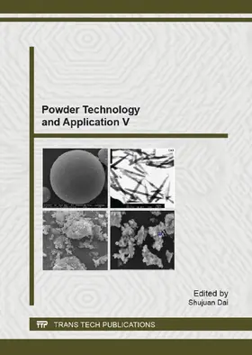 Dai |  Powder Technology and Application V | Buch |  Sack Fachmedien