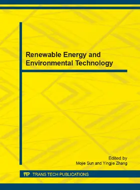 Sun / Zhang | Renewable Energy and Environmental Technology | Buch | 978-3-03785-912-4 | www.sack.de