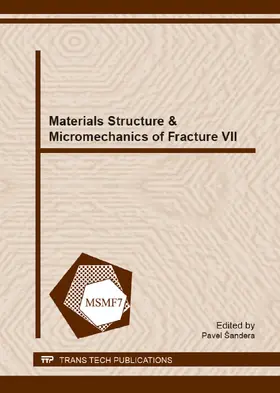 Šandera | Materials Structure & Micromechanics of Fracture VII | Buch | 978-3-03785-934-6 | sack.de