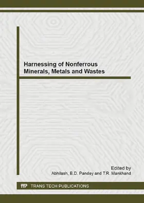 Abhilash / Pandey / Mankhand | Harnessing of Nonferrous Minerals, Metals and Wastes | Buch | 978-3-03785-938-4 | www.sack.de