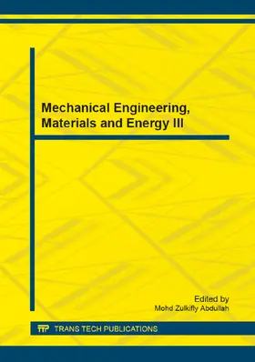 Abdullah | Mechanical Engineering, Materials and Energy III | Buch | 978-3-03785-983-4 | www.sack.de