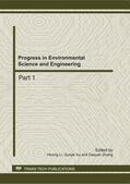Li / Xu / Zhang |  Progress in Environmental Science and Engineering | Sonstiges |  Sack Fachmedien