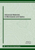 Wang |  Advanced Materials in Microwaves and Optics | Sonstiges |  Sack Fachmedien