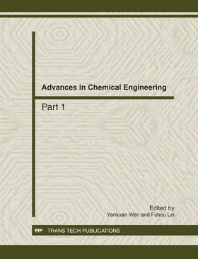 Wen / Lei |  Advances in Chemical Engineering: ICCMME 2011 | Sonstiges |  Sack Fachmedien