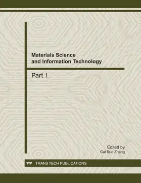 Zhang |  Materials Science and Information Technology | Sonstiges |  Sack Fachmedien