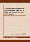 Labanowski / Zielinski |  Environmental Degradation of Engineering Materials & Materials Engineering and Technologies | Sonstiges |  Sack Fachmedien