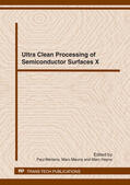 Mertens / Meuris / Heyns |  Ultra Clean Processing of Semiconductor Surfaces X | Sonstiges |  Sack Fachmedien