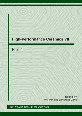 Pan / Gong |  High-Performance Ceramics VII | Sonstiges |  Sack Fachmedien