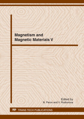 Perov / Rodionova | Magnetism and Magnetic Materials V | Sonstiges | 978-3-03795-255-9 | sack.de