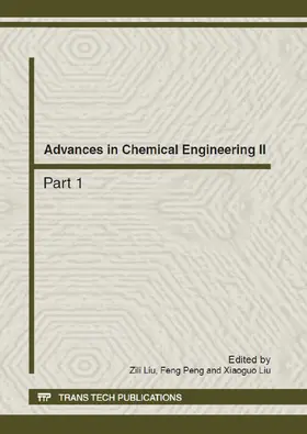 Liu / Peng |  Advances in Chemical Engineering II | Sonstiges |  Sack Fachmedien