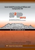 M?ller / Govender |  Semi-Solid Processing of Alloys and Composites XII | Sonstiges |  Sack Fachmedien