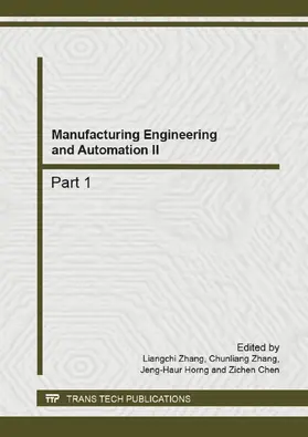 Zhang / Horng / Chen |  Manufacturing Engineering and Automation II | Sonstiges |  Sack Fachmedien