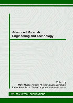 Al Bakri Abdullah / Jamaludin / Abdul Razak | Advanced Materials Engineering and Technology | Sonstiges | 978-3-03795-363-1 | sack.de