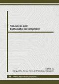 Wu / Lu / Xu |  Resources and Sustainable Development | Sonstiges |  Sack Fachmedien