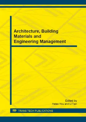 Hou / Tian |  Architecture, Building Materials and Engineering Management | Sonstiges |  Sack Fachmedien