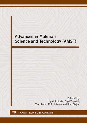 Joshi / Tripathi / Rana |  Advances in Materials Science and Technology (AMST) | Sonstiges |  Sack Fachmedien